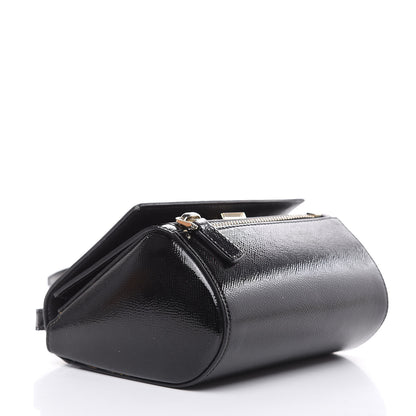 Givenchy Textured Patent Calfskin Mini Pandora Box Crossbody Bag Black 4 of 16
