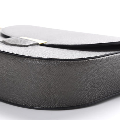Celine Grained Calfskin Medium Trotteur Grey 7 of 11