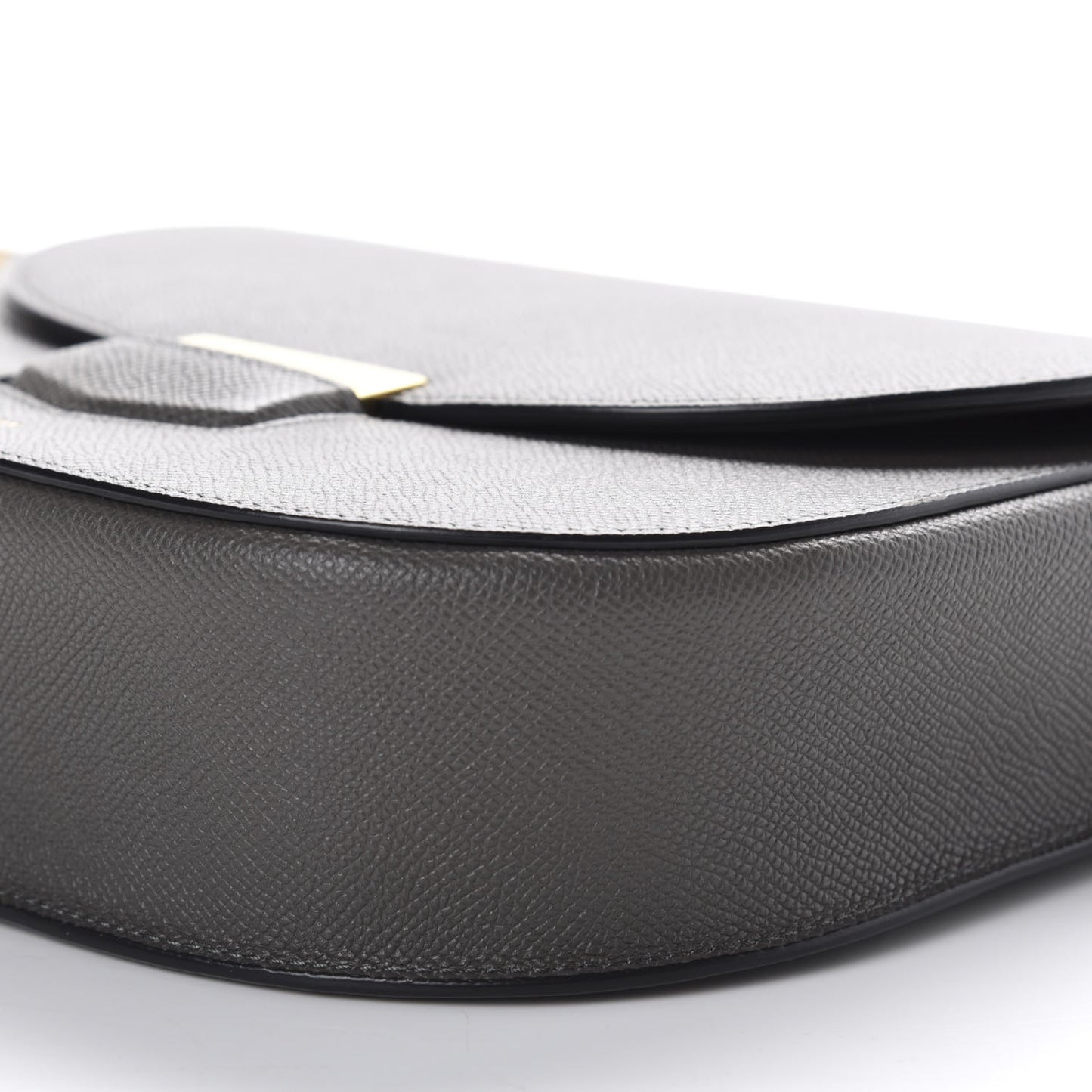 Grained Calfskin Compact Trotteur Grey