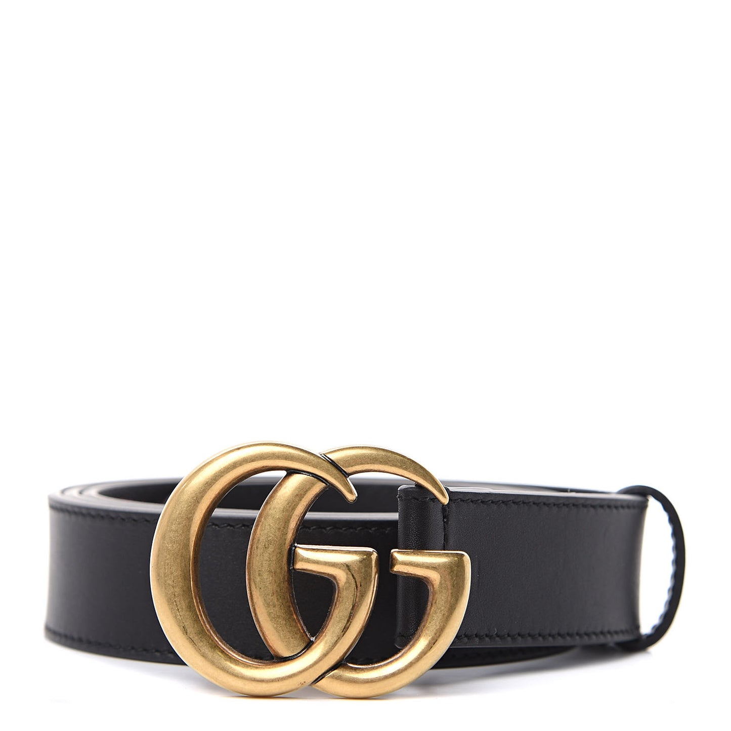 Moon Calfskin Double G 30mm Belt 110 44 Black