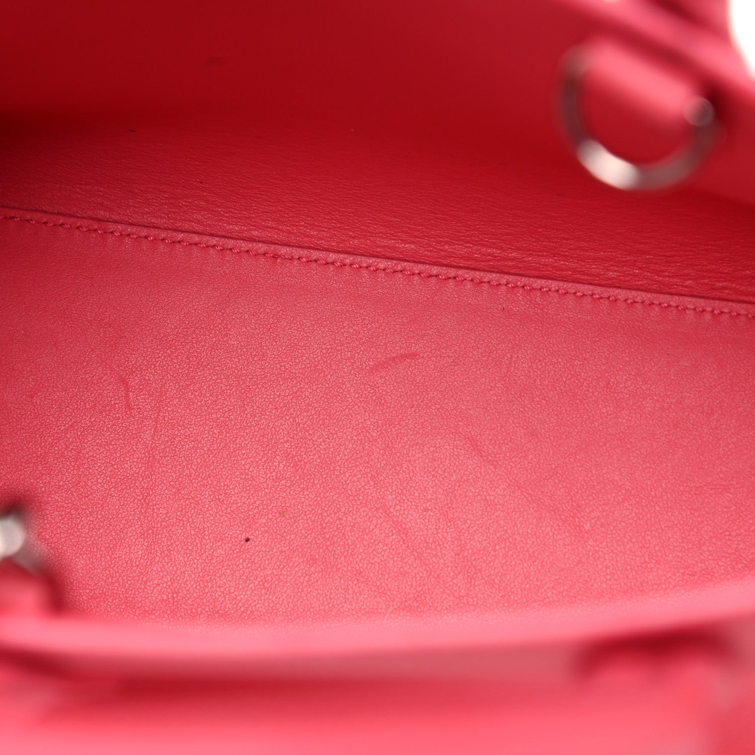 Saint Laurent Grained Calfskin Nano Sac De Jour Coral 16 of 22
