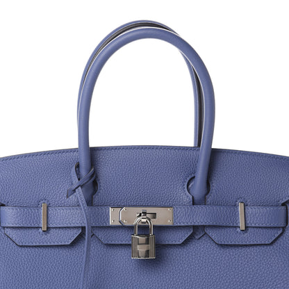 Hermes Togo Birkin 30 Bleu Brighton 10 of 11