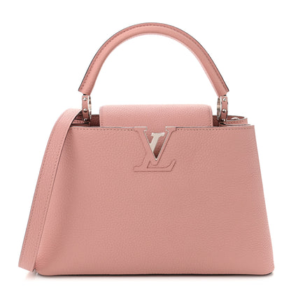 Louis Vuitton Taurillon Capucines PM  Magnolia 1 of 10