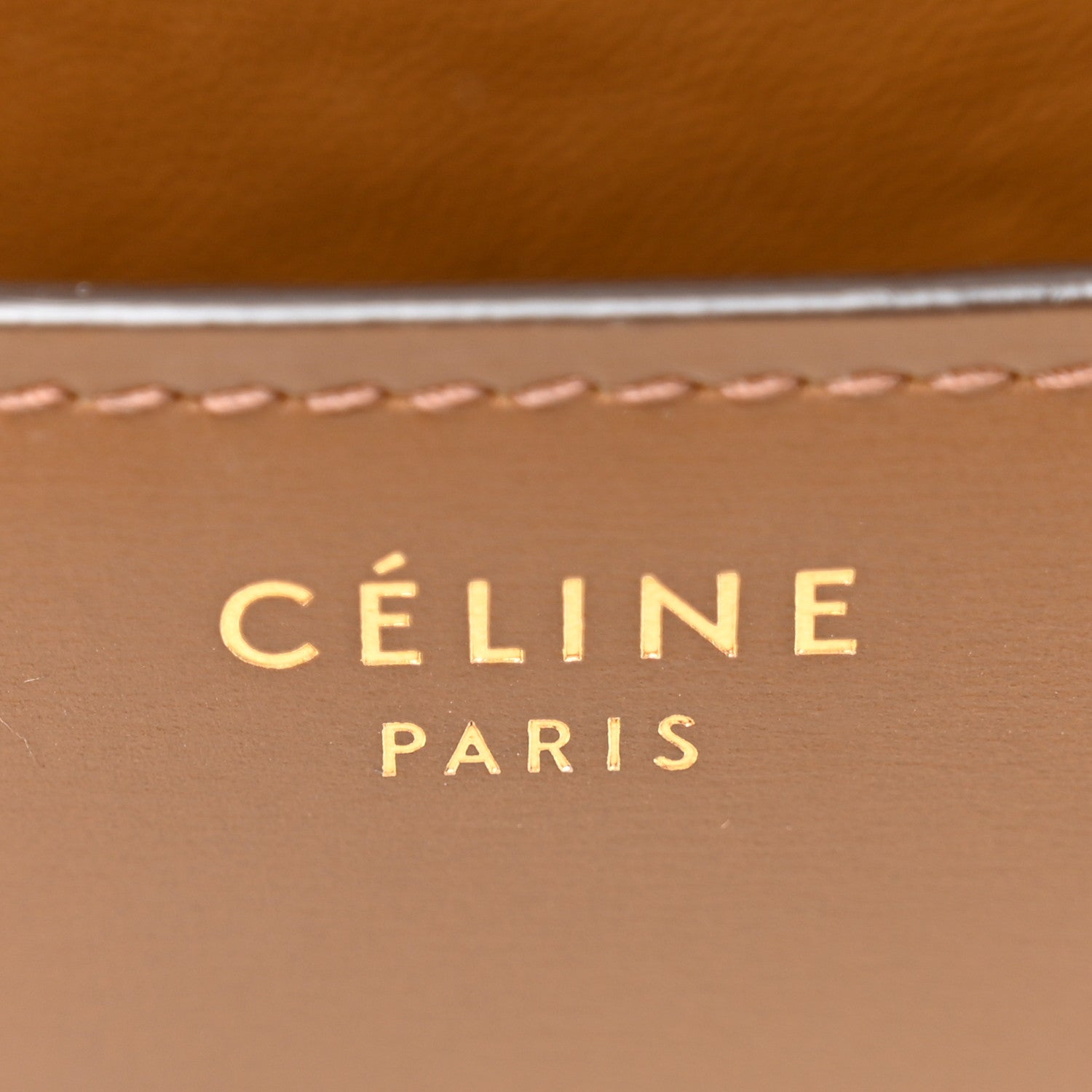 Celine Box Calfskin Medium Classic Box Flap Bag Camel 6 of 11