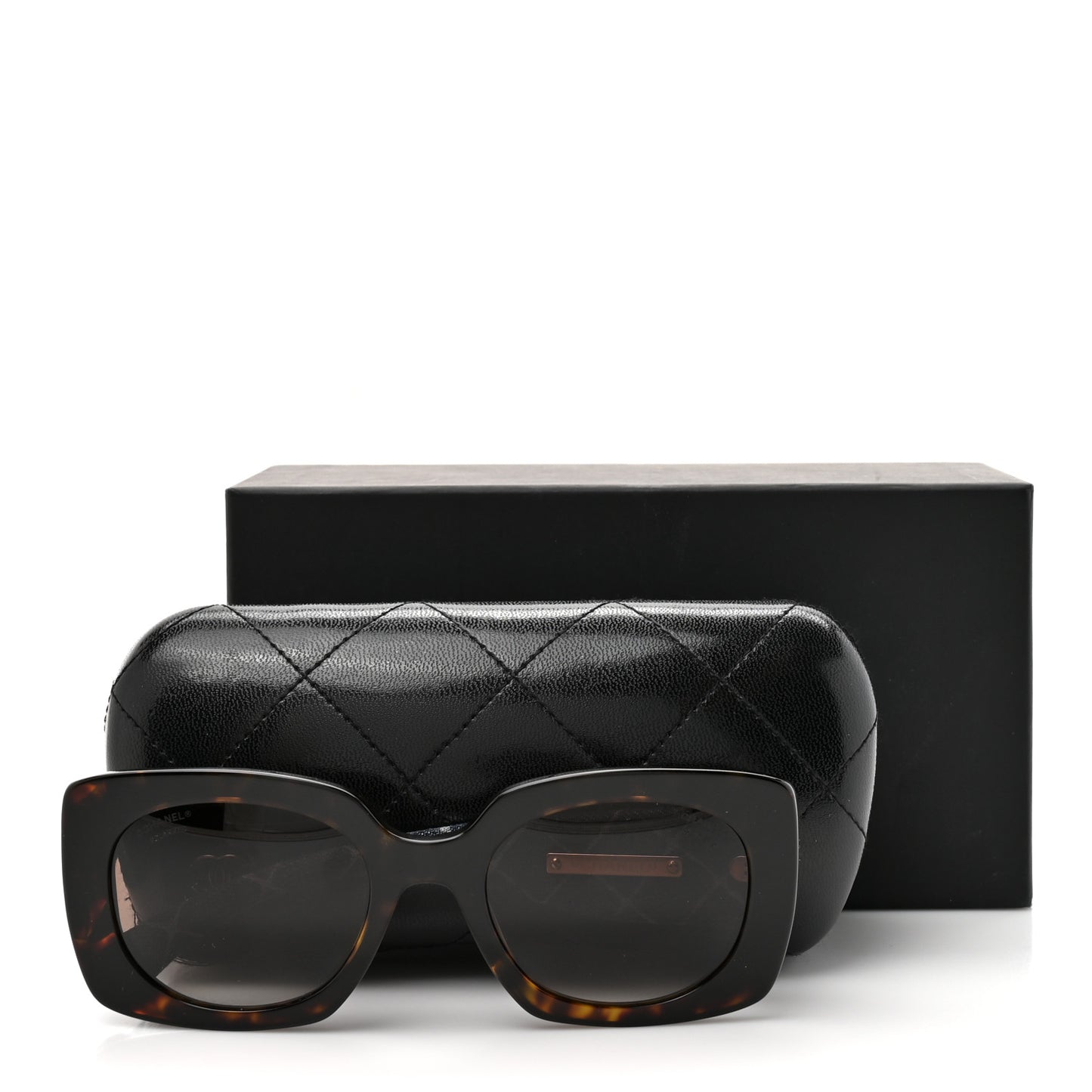Denim Rectangle Sunglasses 5406 Tortoise