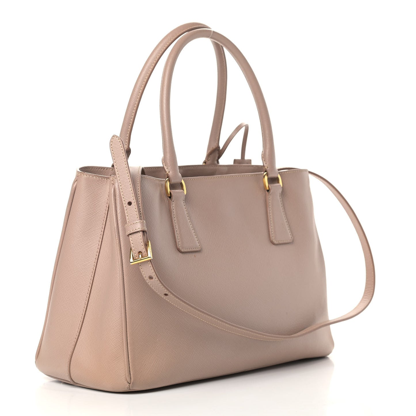 Saffiano Lux Small Tote Cammeo