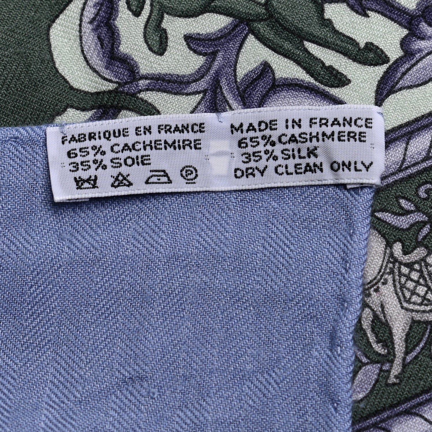 Hermes Cashmere Silk Chasse En Inde Shawl 140 5 of 5