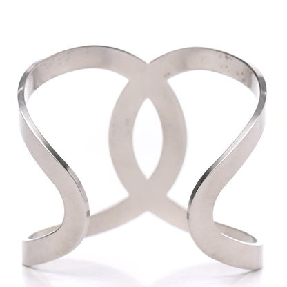 Chanel Metal CC Cuff Silver 2 of 3