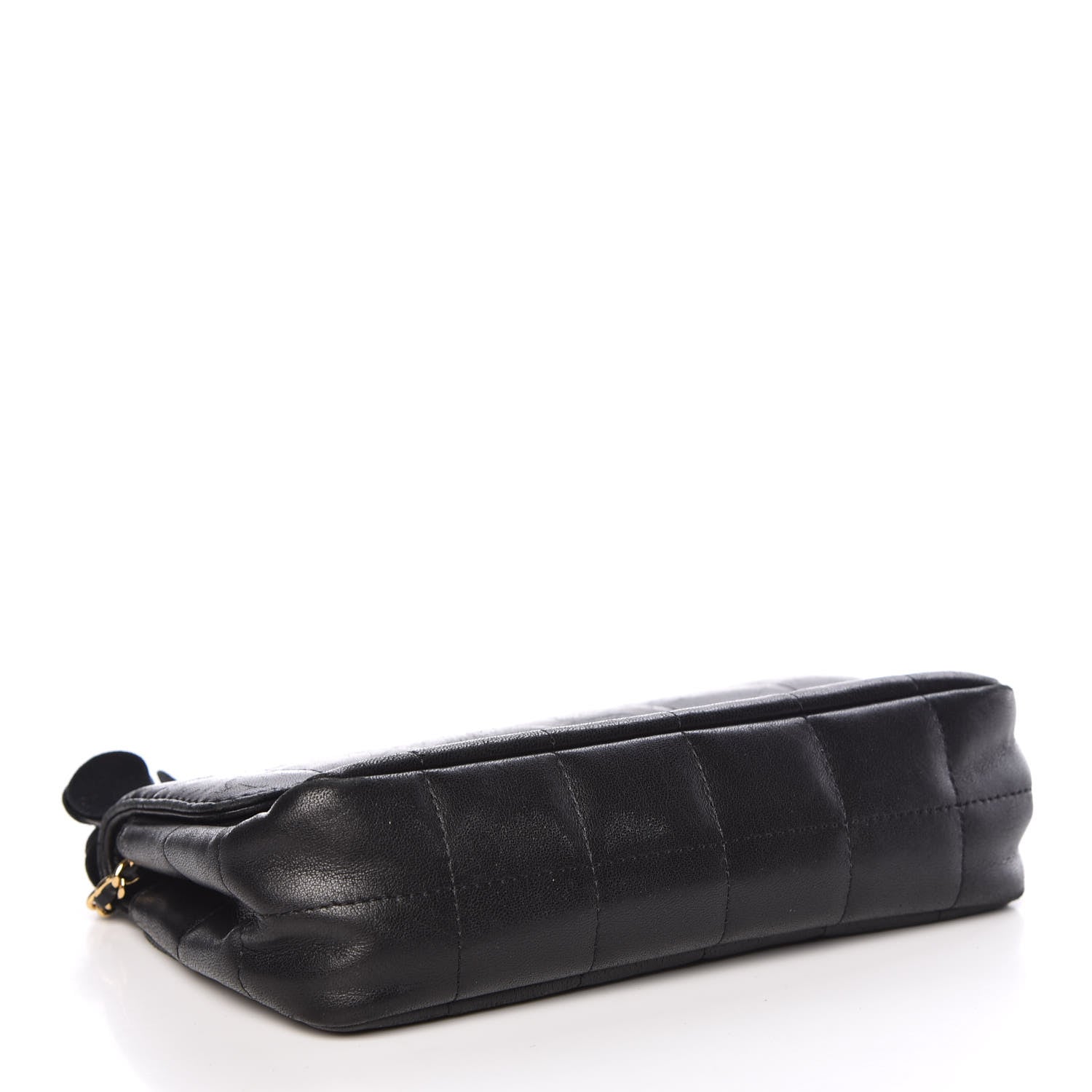 Chanel Lambskin Quilted Mini Chocolate Bar Camellia Flap Black 4 of 12