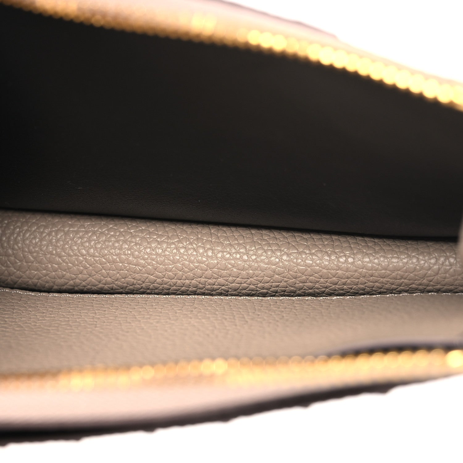 Tom Ford Grained Calfskin TF Wristlet Wallet Silk Taupe 6 of 10
