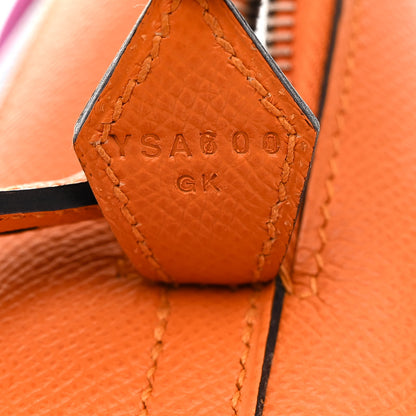 Hermes Epsom 1923 Sunset Bolide 30 Abricot Agate Magnolia Casaque 6 of 12