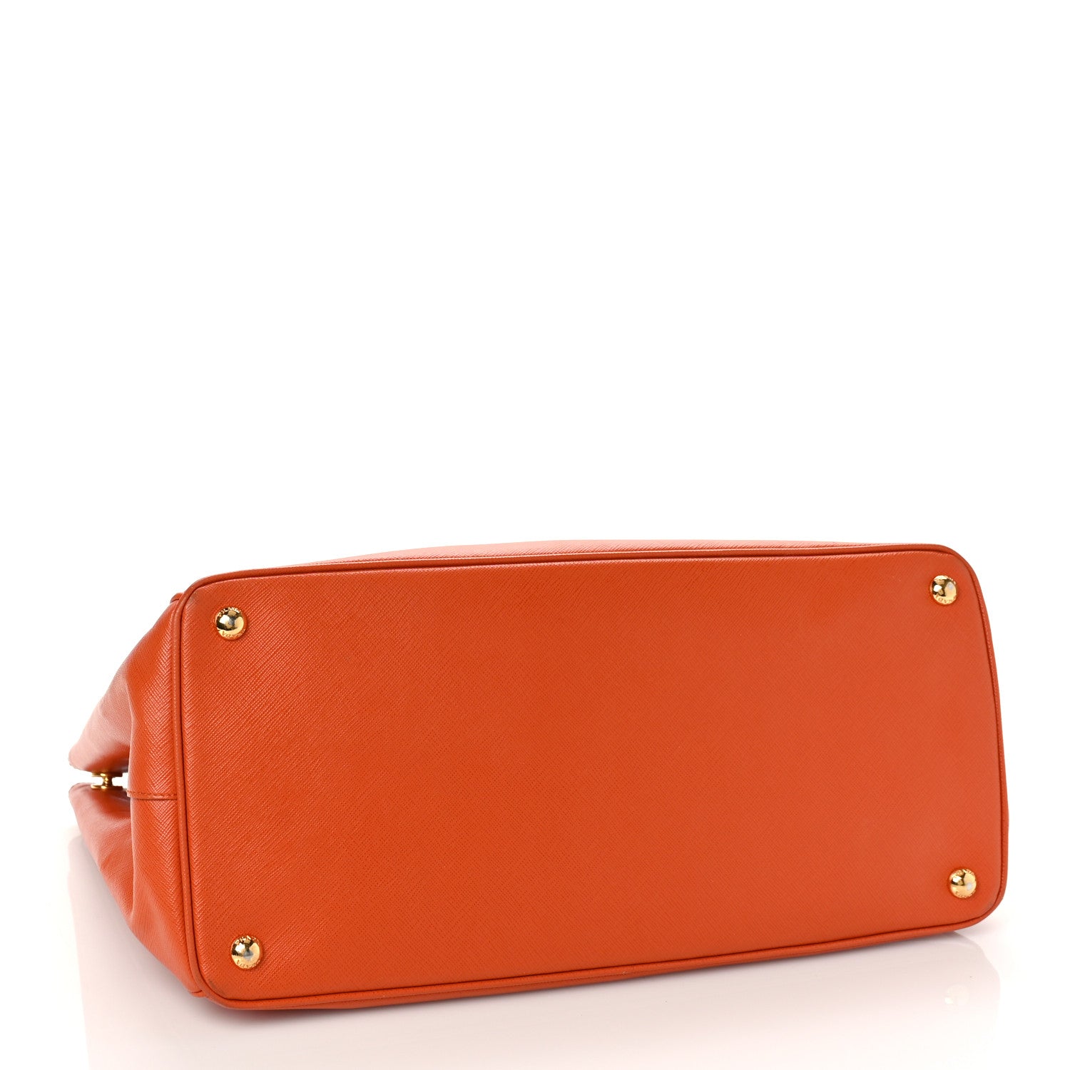 Prada Saffiano Lux Large Tote Papaya 4 of 10