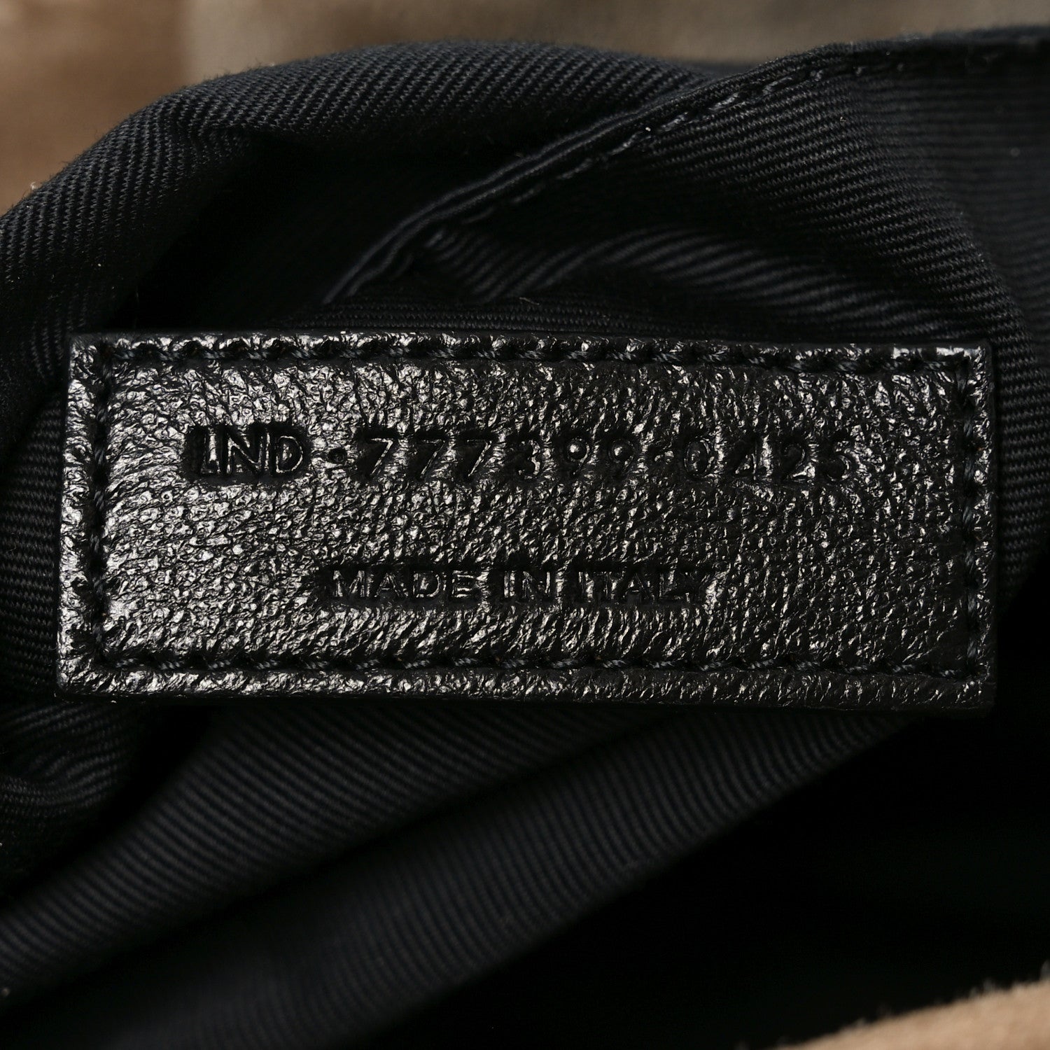 Saint Laurent Suede Large Calypso Dry Grain 7 of 10
