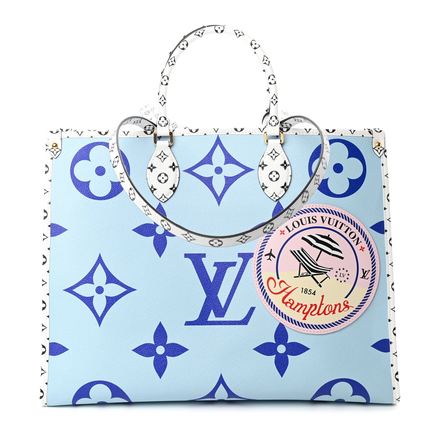 Monogram Giant Hamptons Onthego Blue