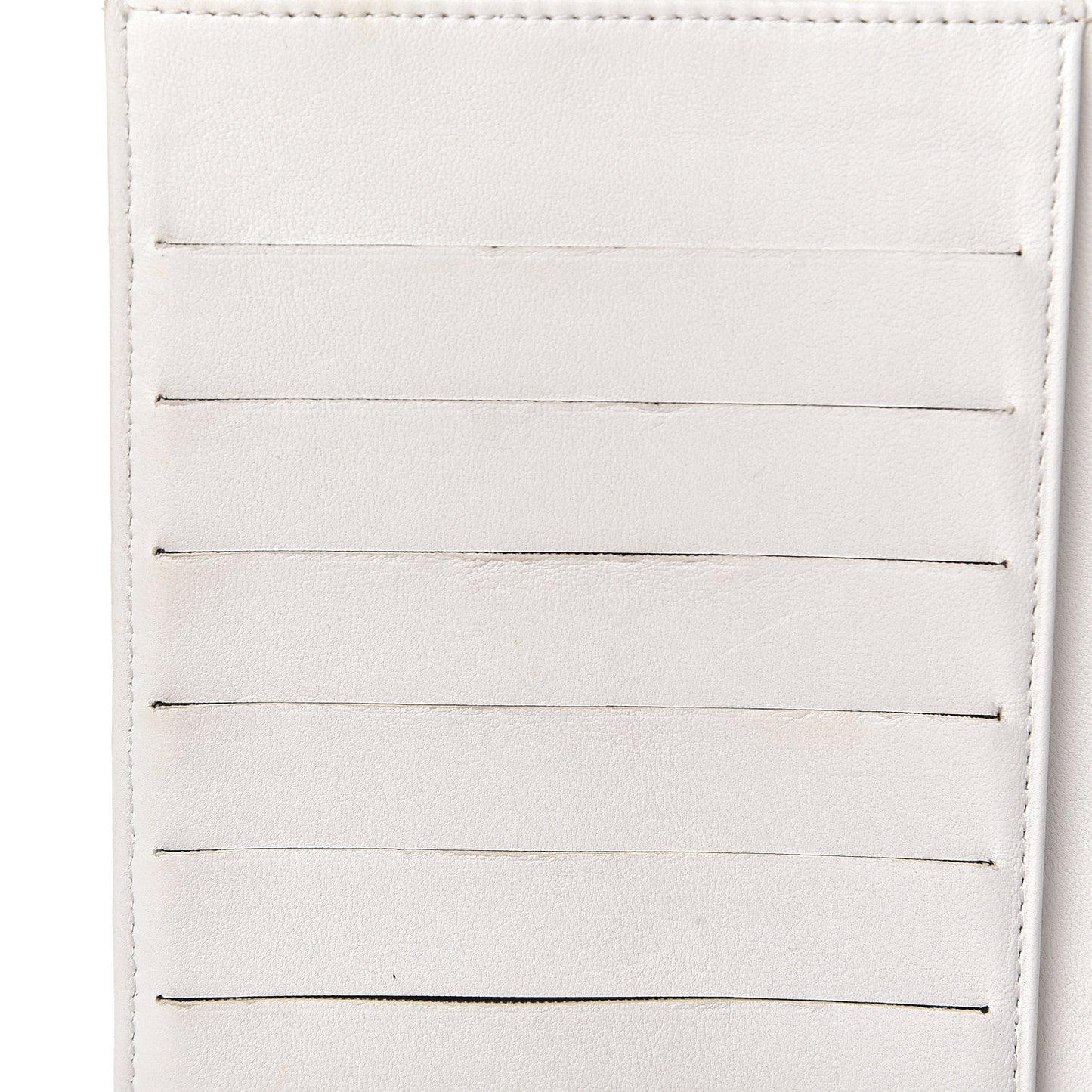 Caviar Timeless CC French Wallet White