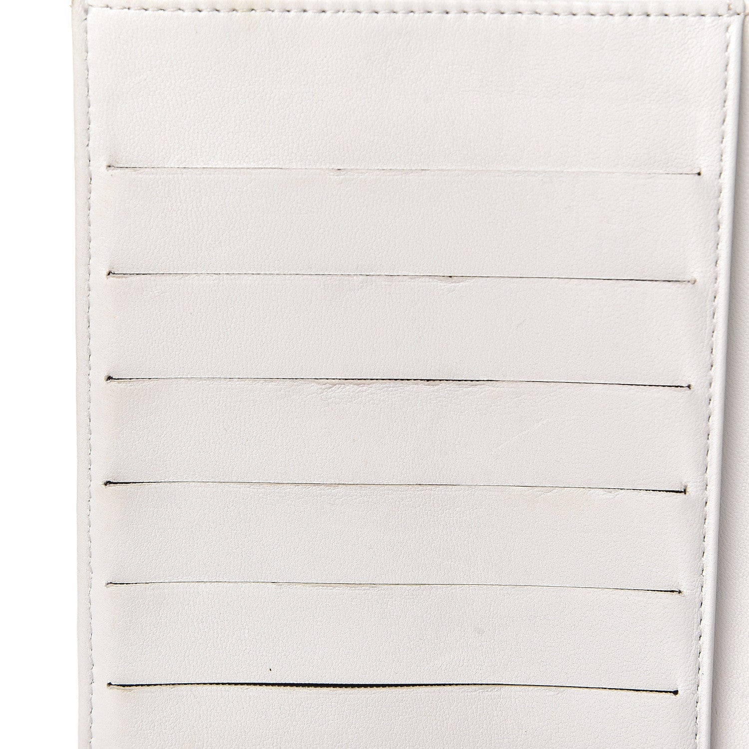 Chanel Caviar Timeless CC French Wallet White 10 of 11