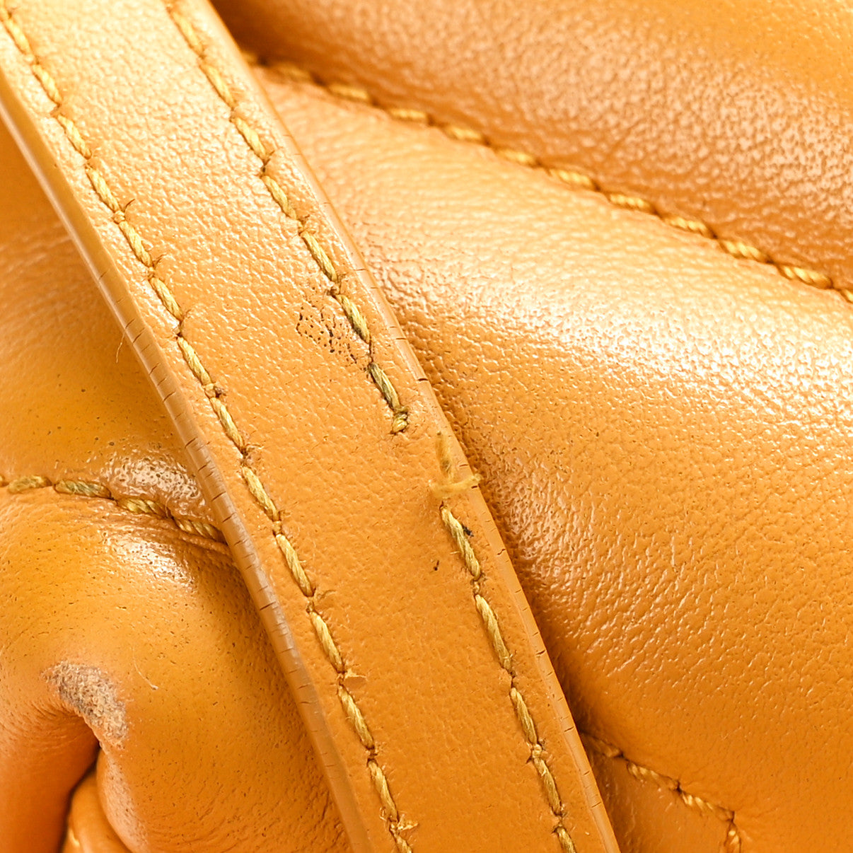 Saint Laurent Calfskin Y Quilted Monogram Toy Loulou Crossbody Bag Cheddar 11 of 12