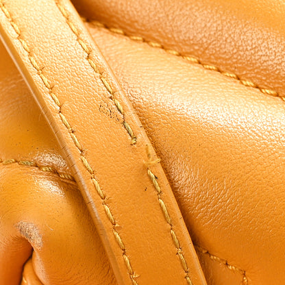 Saint Laurent Calfskin Y Quilted Monogram Toy Loulou Crossbody Bag Cheddar 11 of 12