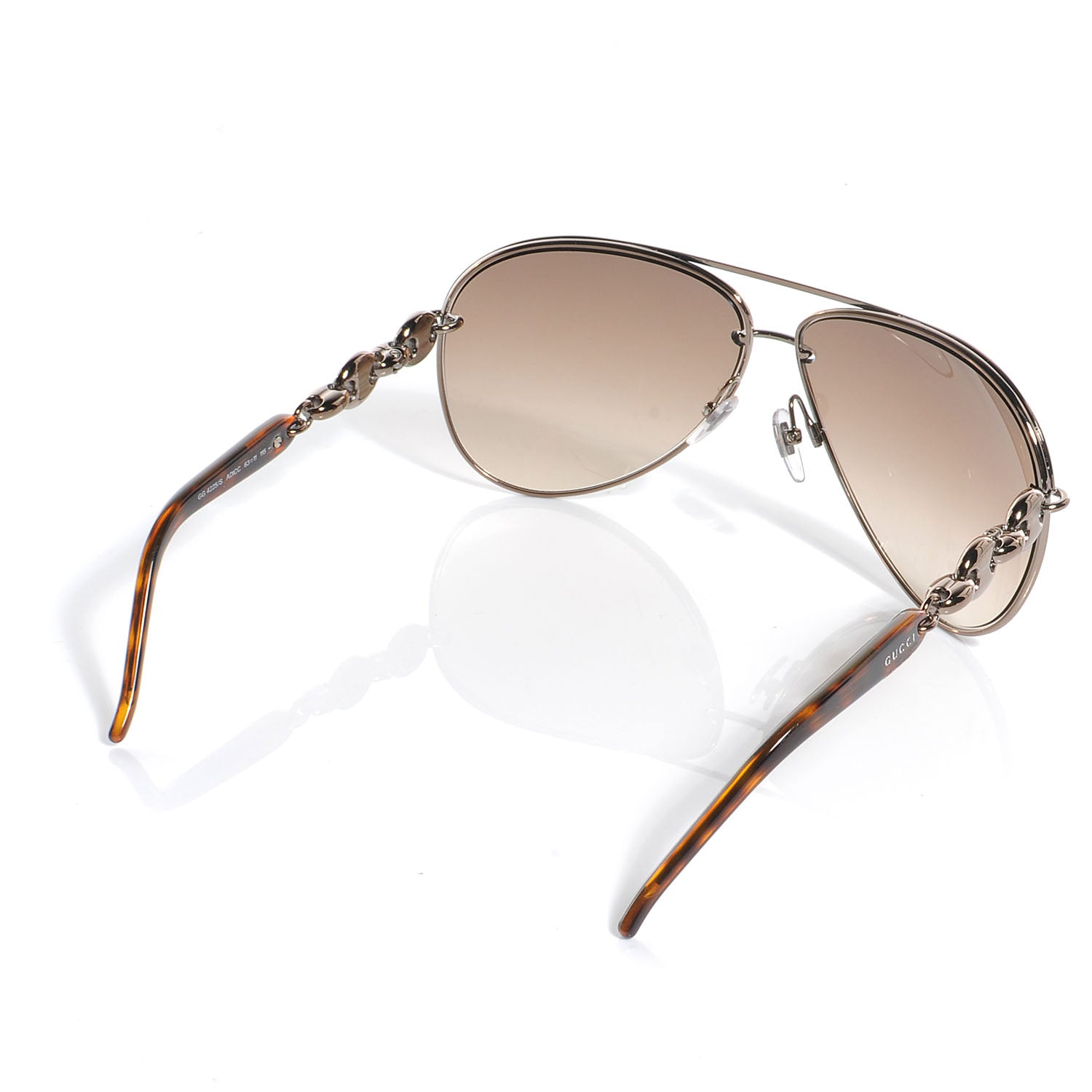 Gucci Aviator Sunglasses 4225S Tortoise 2 of 5