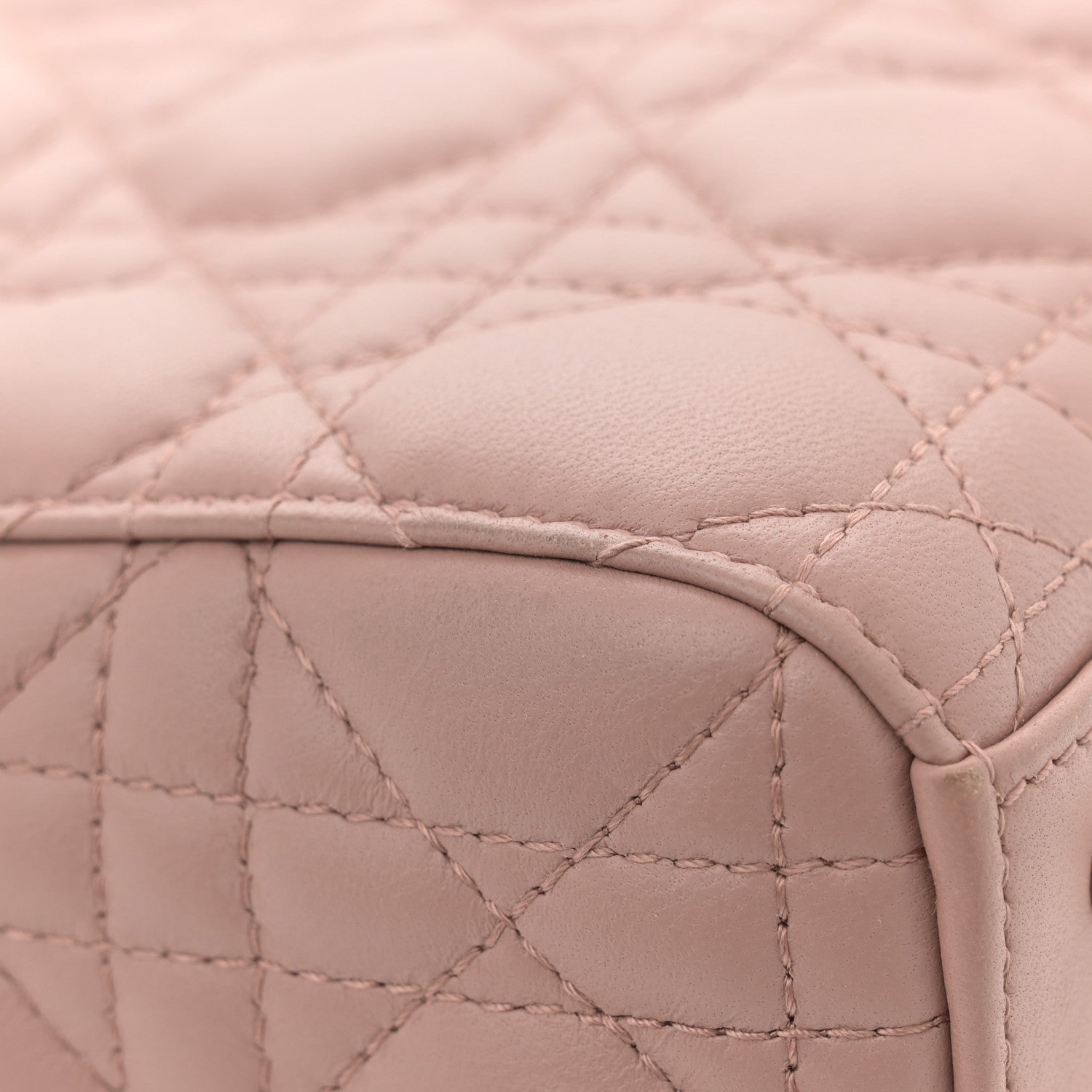 Christian Dior Lambskin Cannage Small My ABCDior Lady Dior Fard 11 of 11
