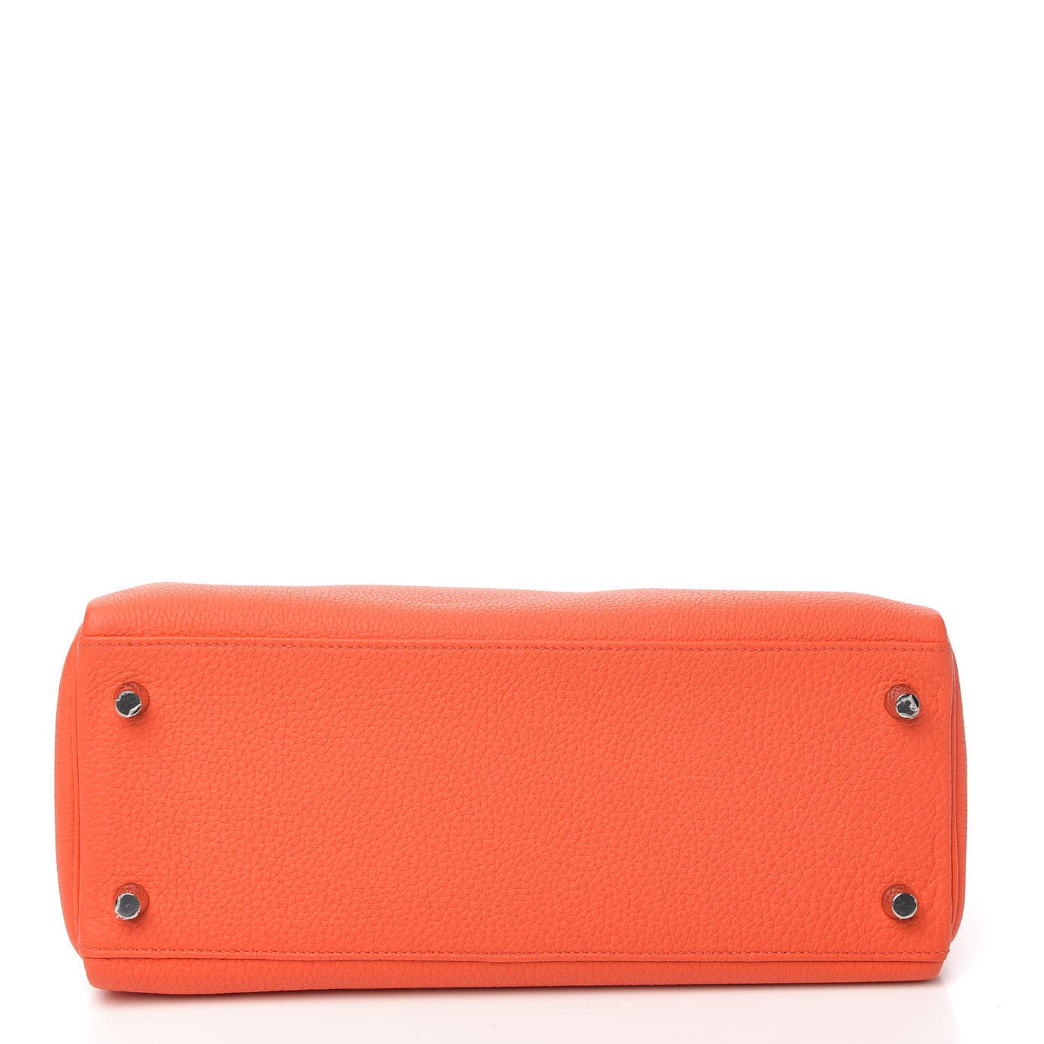 Hermes Togo Kelly Retourne 28 Poppy Orange 3 of 34
