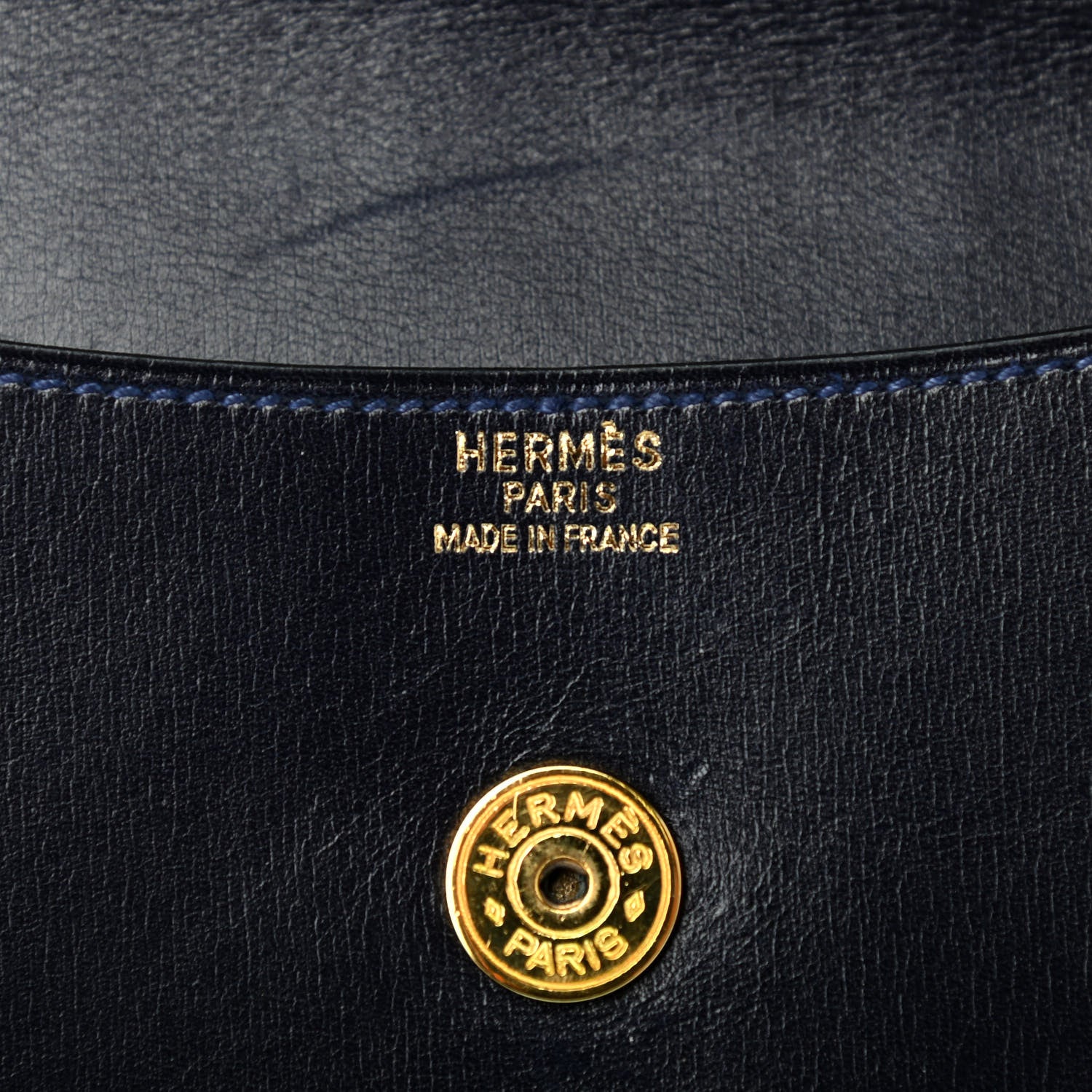 Hermes Box Pochette Rio Bleu Marine 6 of 12