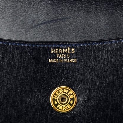 Hermes Box Pochette Rio Bleu Marine 6 of 12