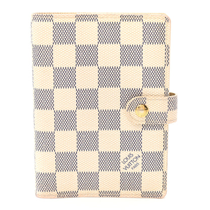 Louis Vuitton Damier Azur Small Ring Agenda Cover 1 of 12