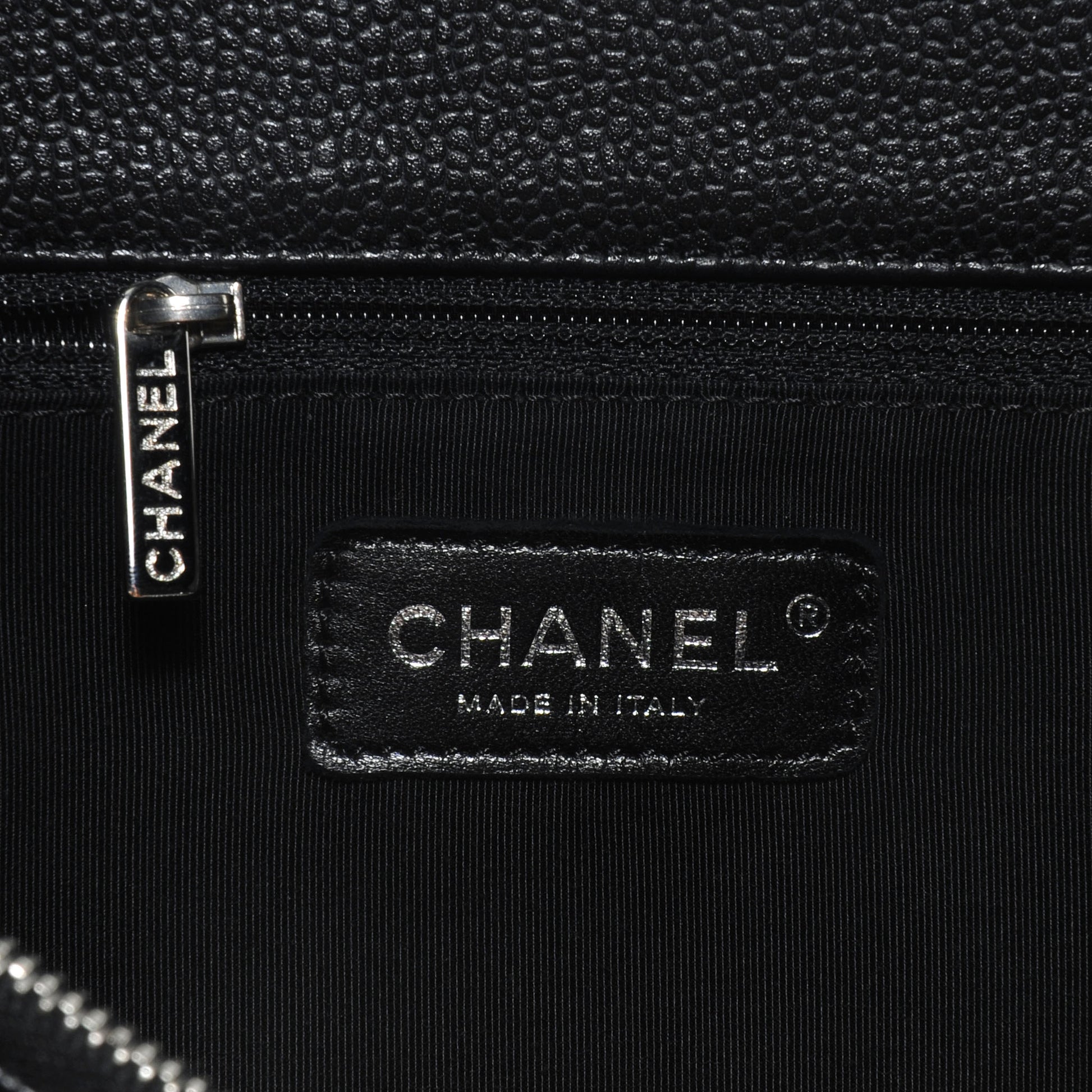 Chanel Caviar Grand Shopping Tote GST Black 6 of 7