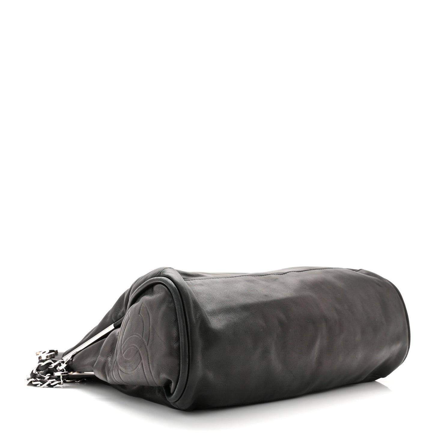 Lambskin Large Ultimate Soft Tote Black