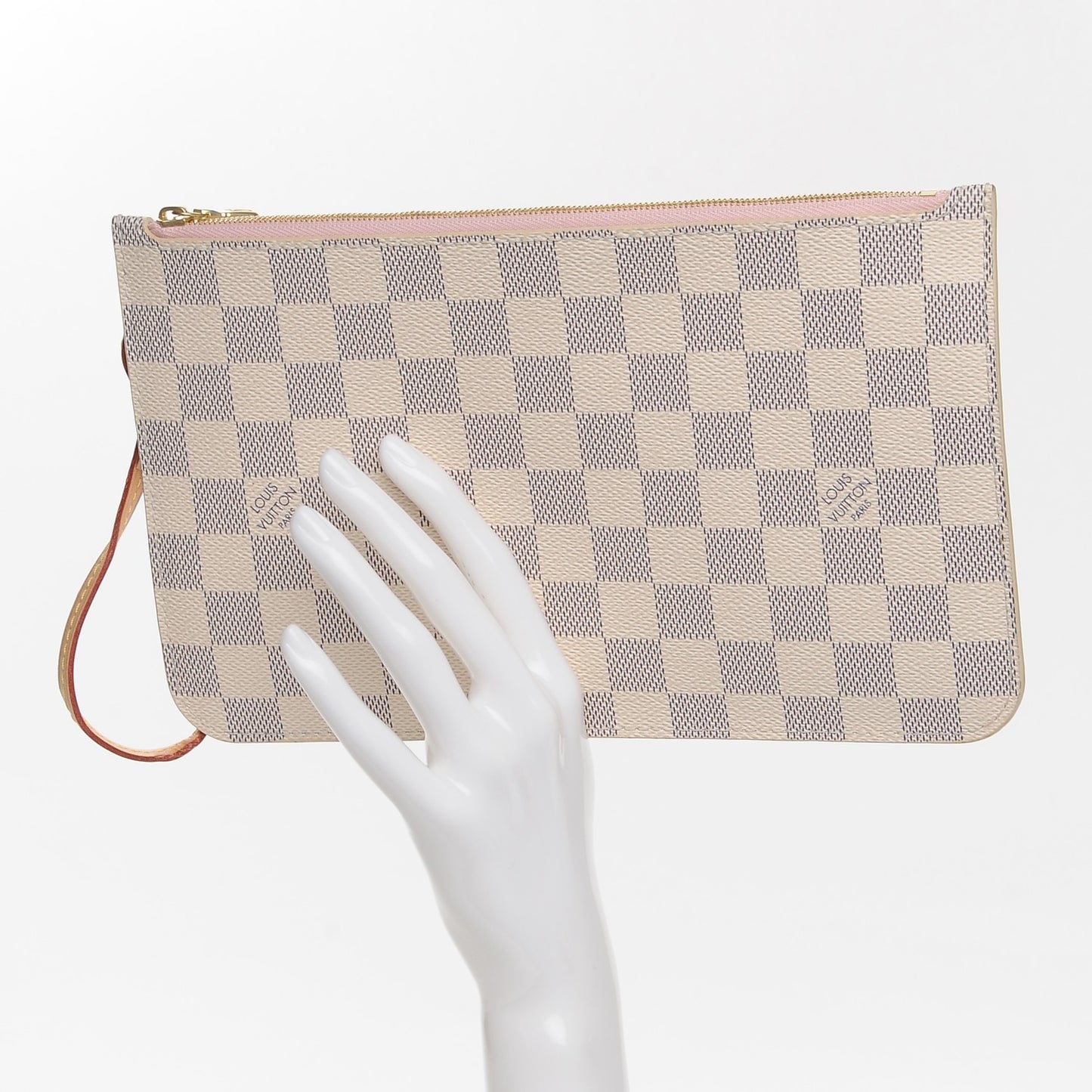 Damier Azur Neverfull MM GM Pochette Rose Ballerine