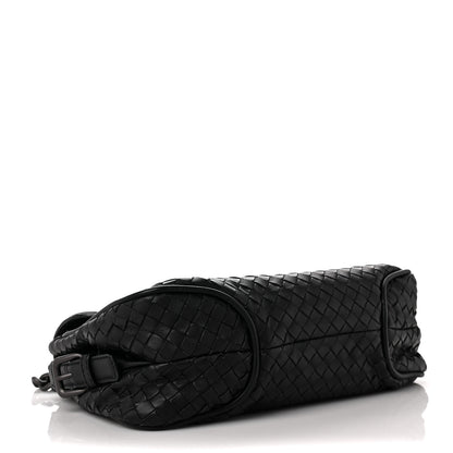 Bottega Veneta Nappa Intrecciato Rialto Shoulder Bag Black 4 of 11