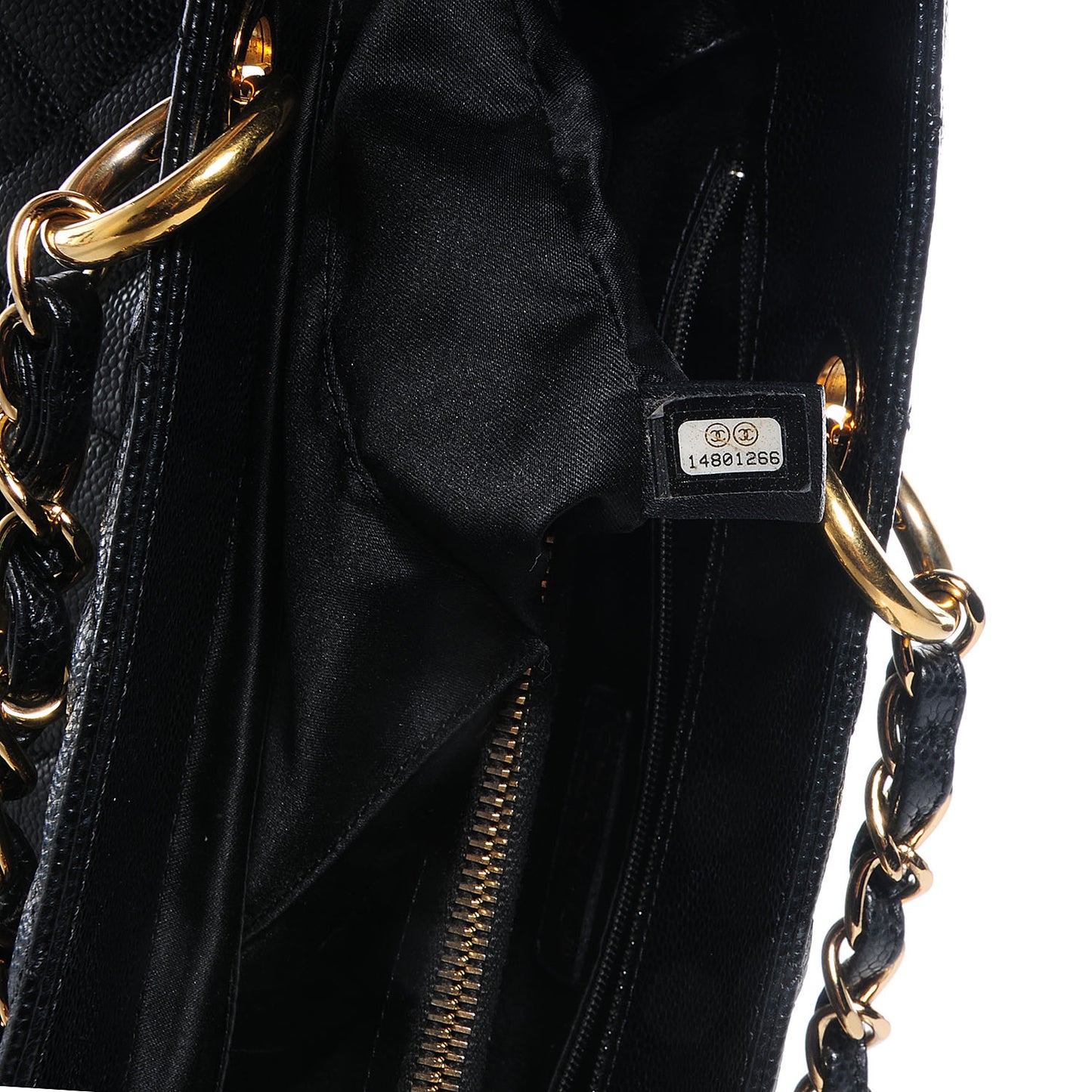 Caviar Grand Shopping Tote GST Black