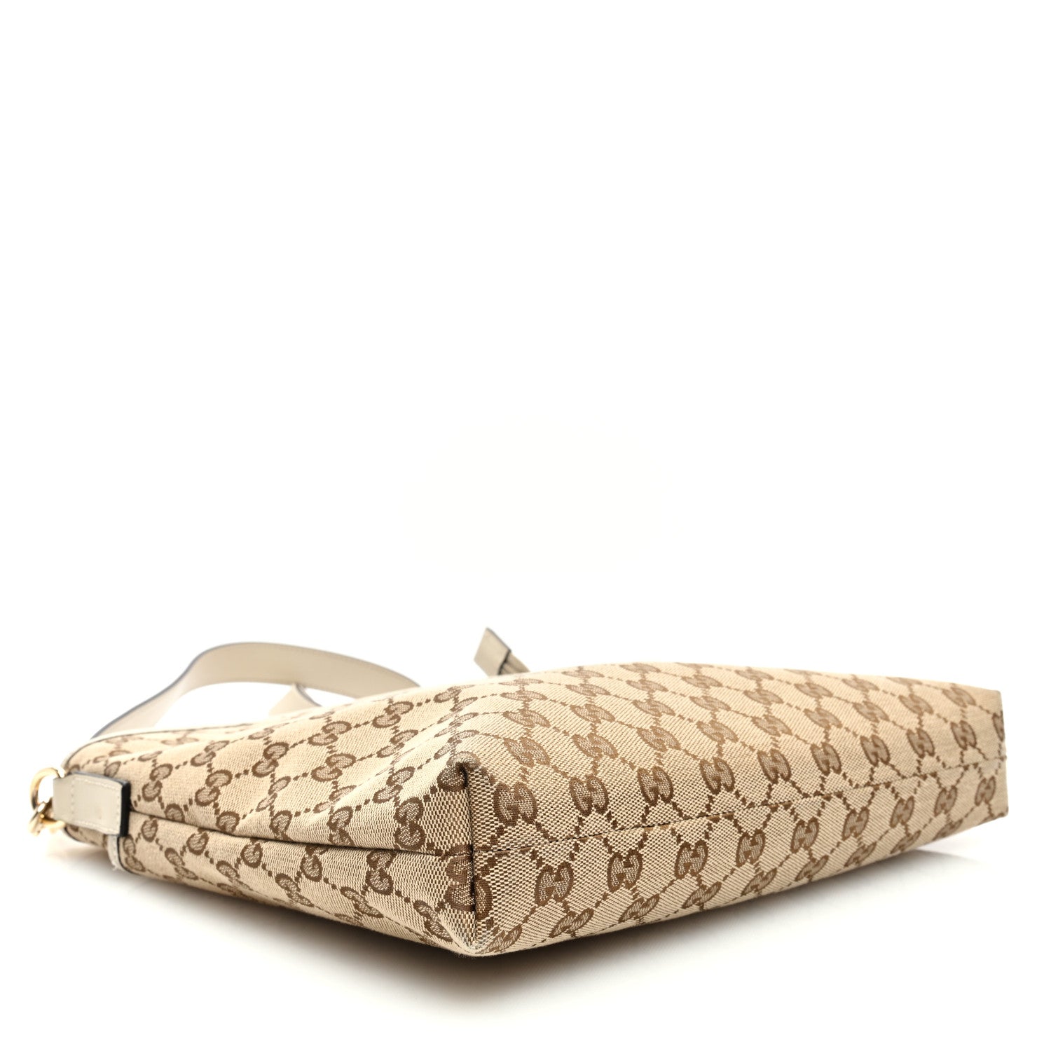 Gucci Monogram Medium Flat Messenger Bag Off White 4 of 10