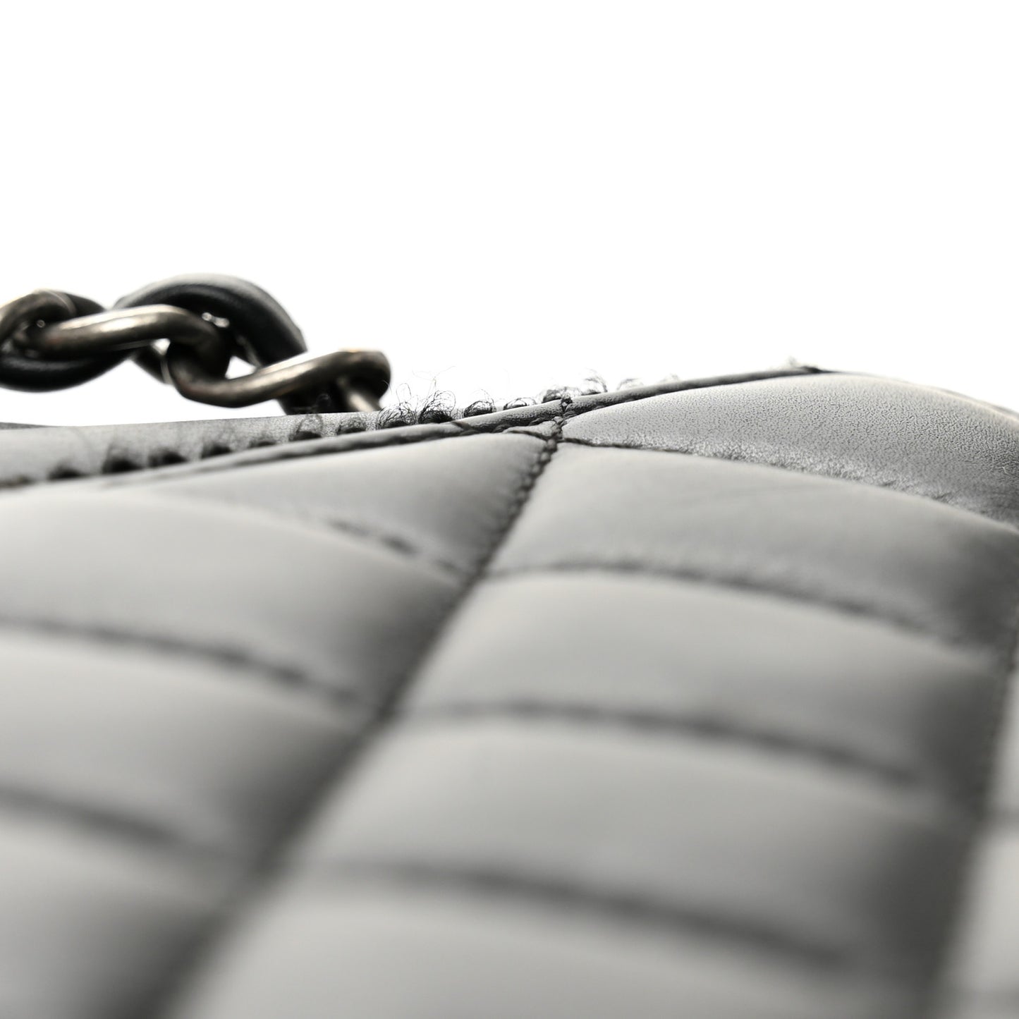 Calfskin Quilted Ballerine Flap Black