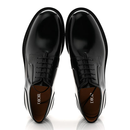 Christian Dior Calfskin Mens Derby Shoes 42 Black 5 of 10