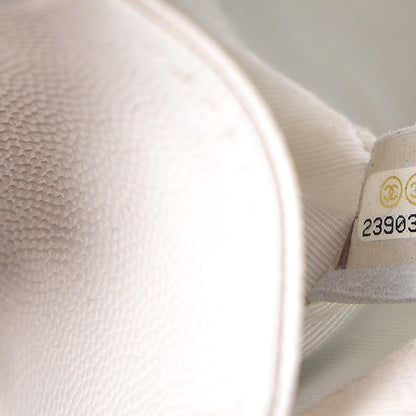 Chanel Caviar Quilted Small Boy Flap Ivory 7 of 8