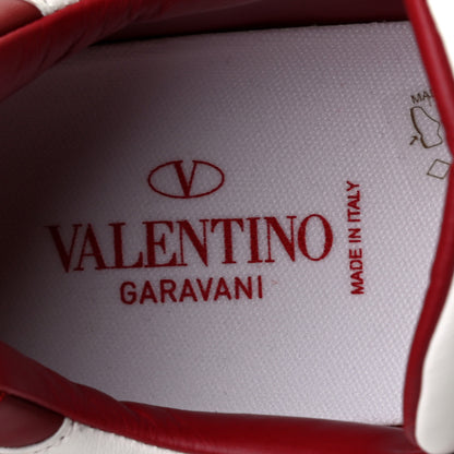Valentino Garavani Nappa Mens One Stud Low Top Sneakers 41 White Valentino Red 6 of 11