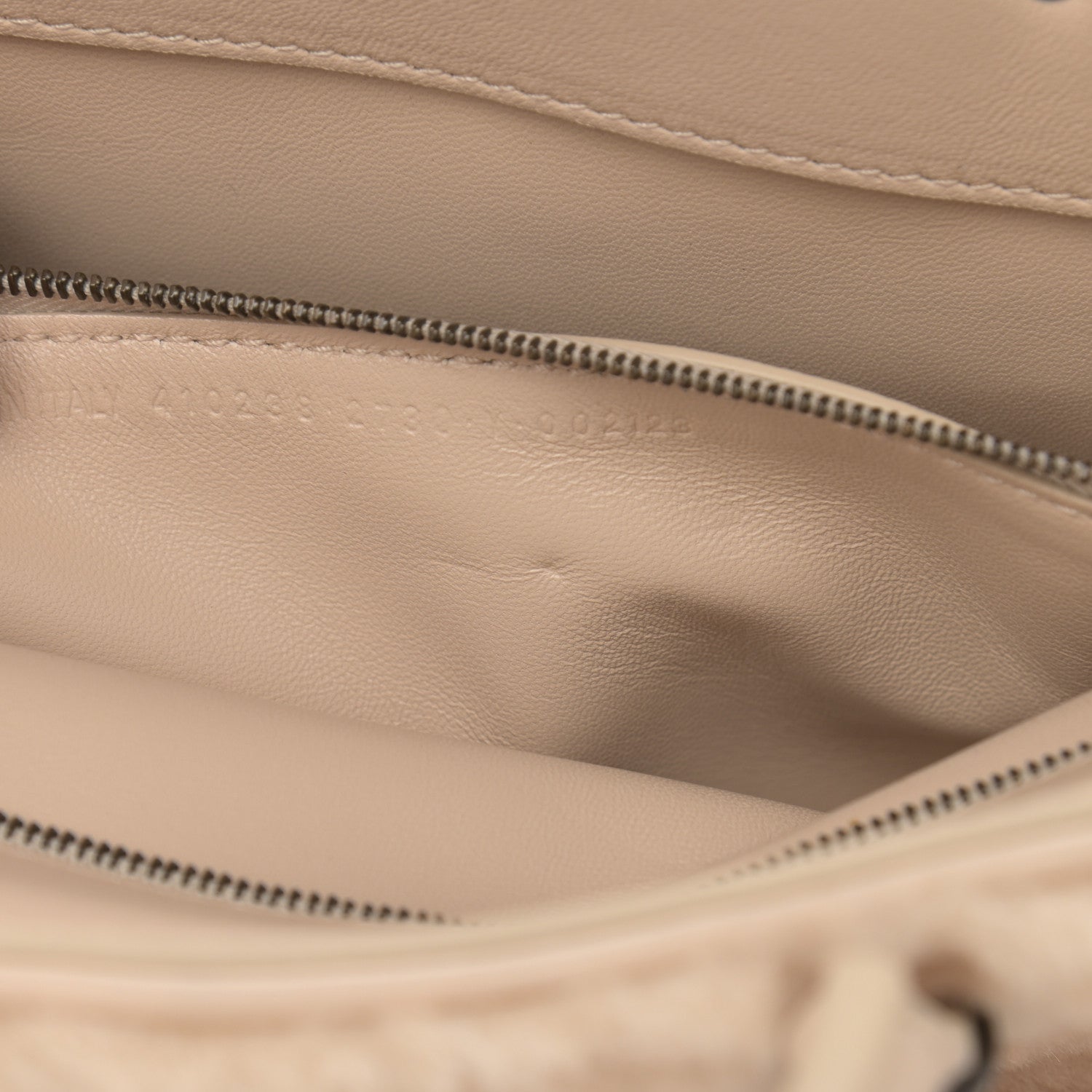 Balenciaga Merino Wool Papier A6 Zip Around Tote Beige Tapioca 11 of 11