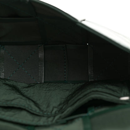 Bottega Veneta Paper Calfskin Intrecciato Cassette Belt Bag Raintree 5 of 10