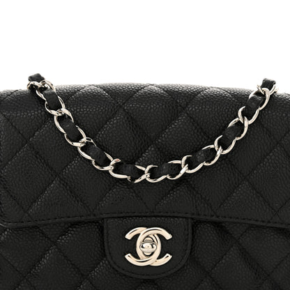 Chanel Caviar Quilted Mini Square Flap Black 8 of 13