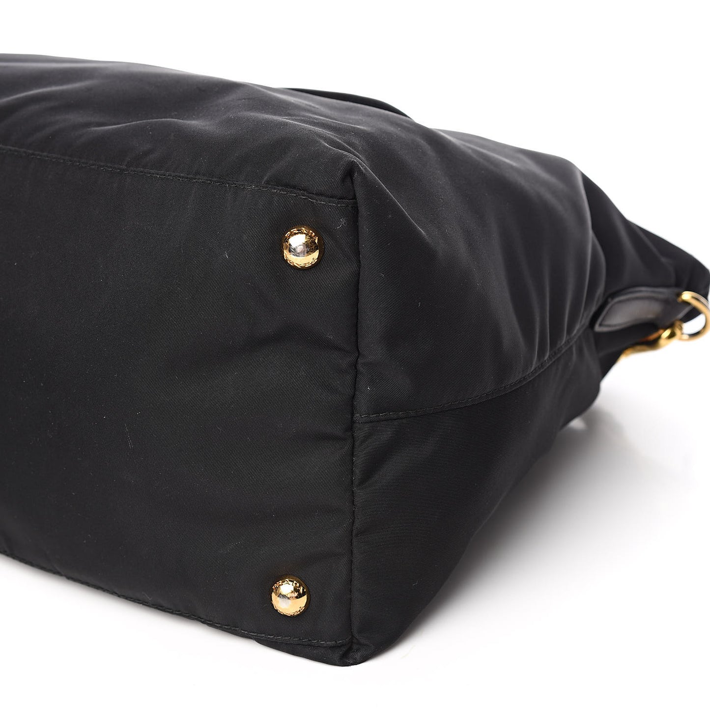 Tessuto Nylon Saffiano Tote Black
