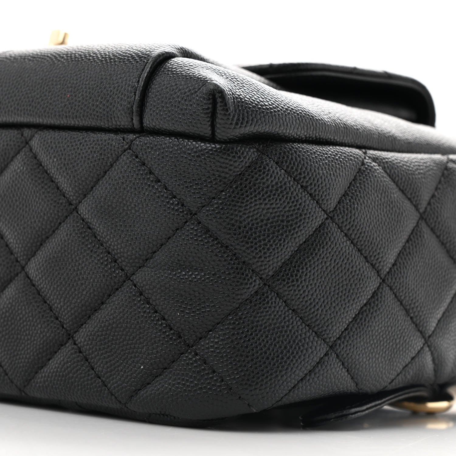 Chanel Caviar Quilted Medium Zip Around Backpack Black 10 of 14