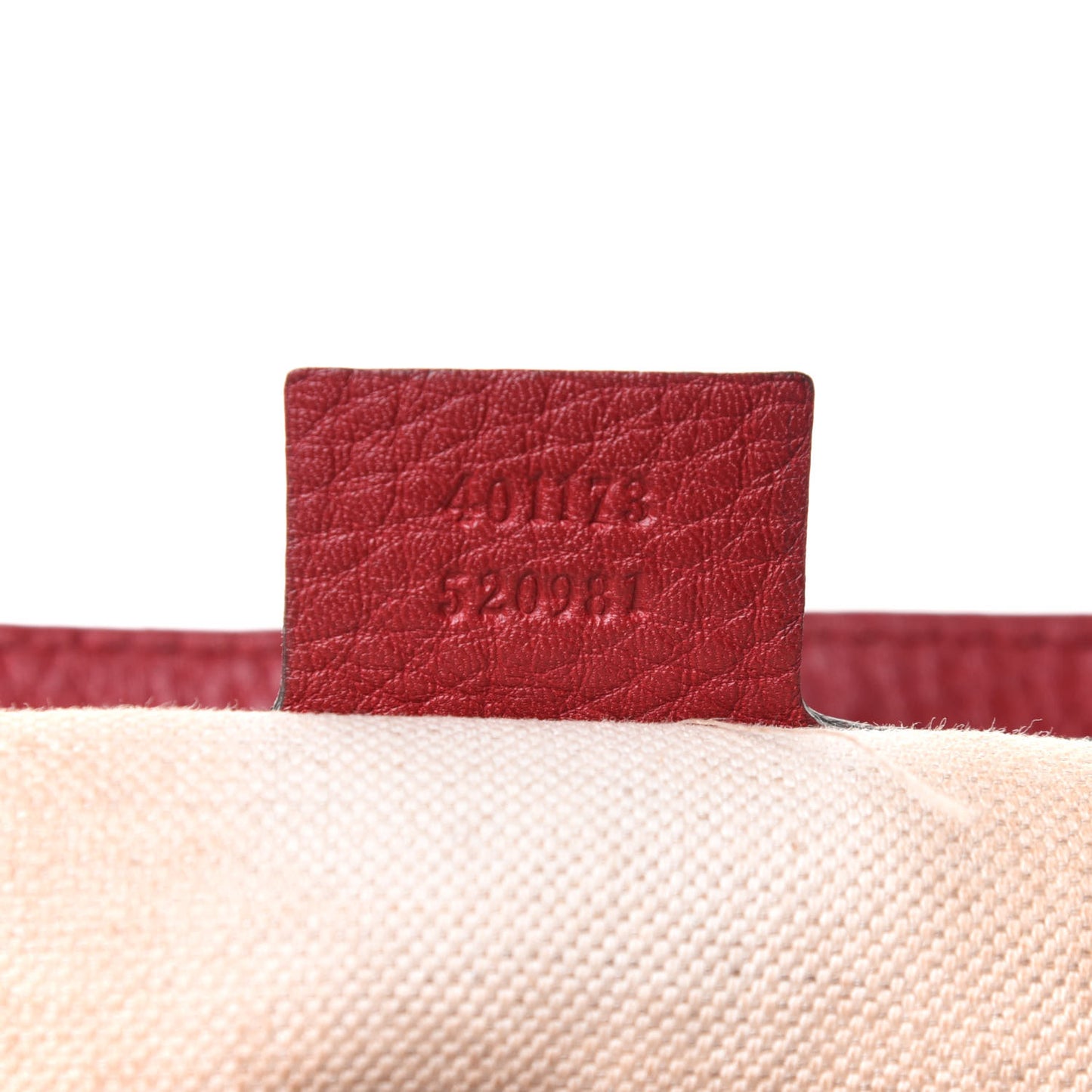 Cellarius Calfskin GG Marmont Shoulder Bag Vulcanic Red