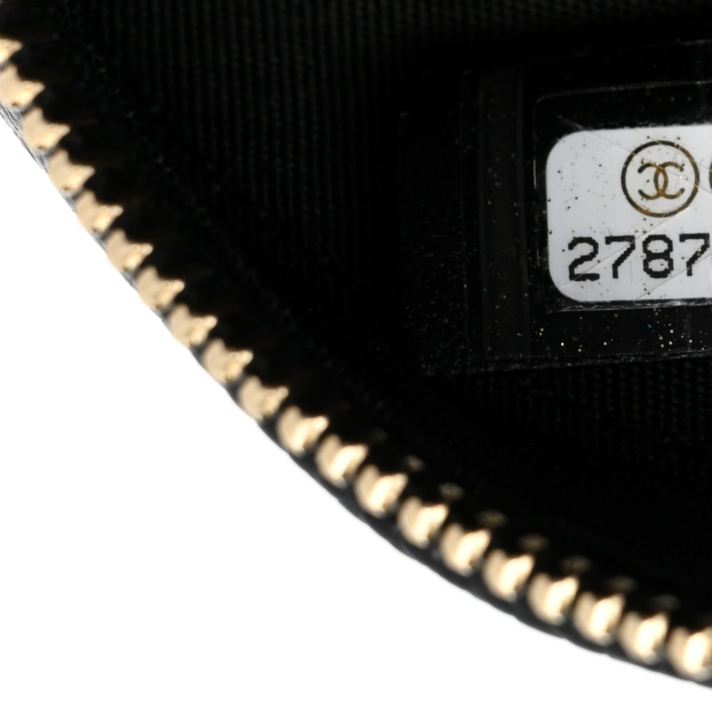 Caviar Quilted Round Filigree Crossbody Black
