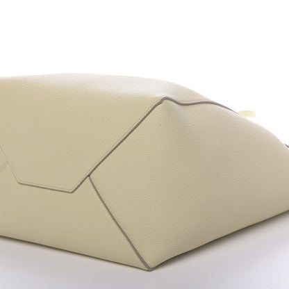 Celine Soft Grained Calfskin Small Belt Cabas Phantom Chalk 9 of 10