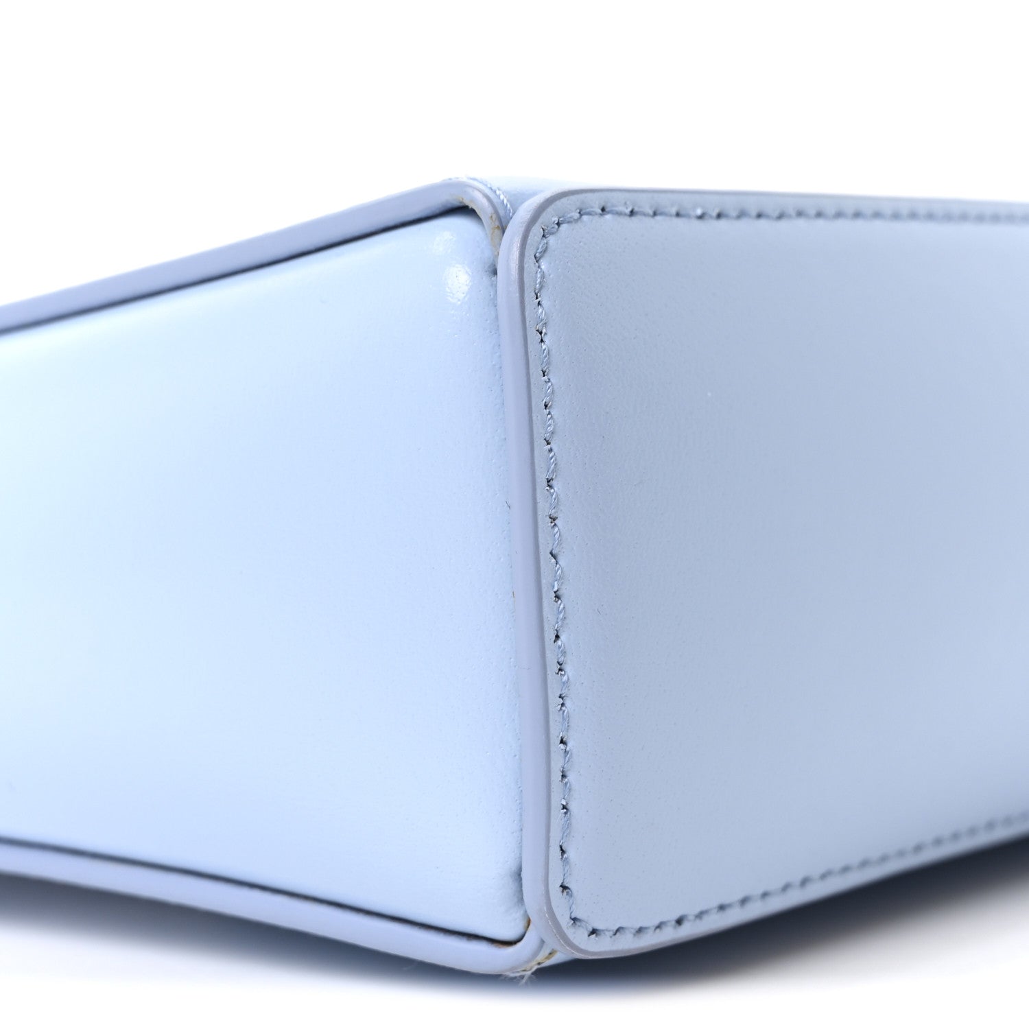 Givenchy Box Calfskin Small Cut Out Shoulder Bag Light Blue 9 of 10
