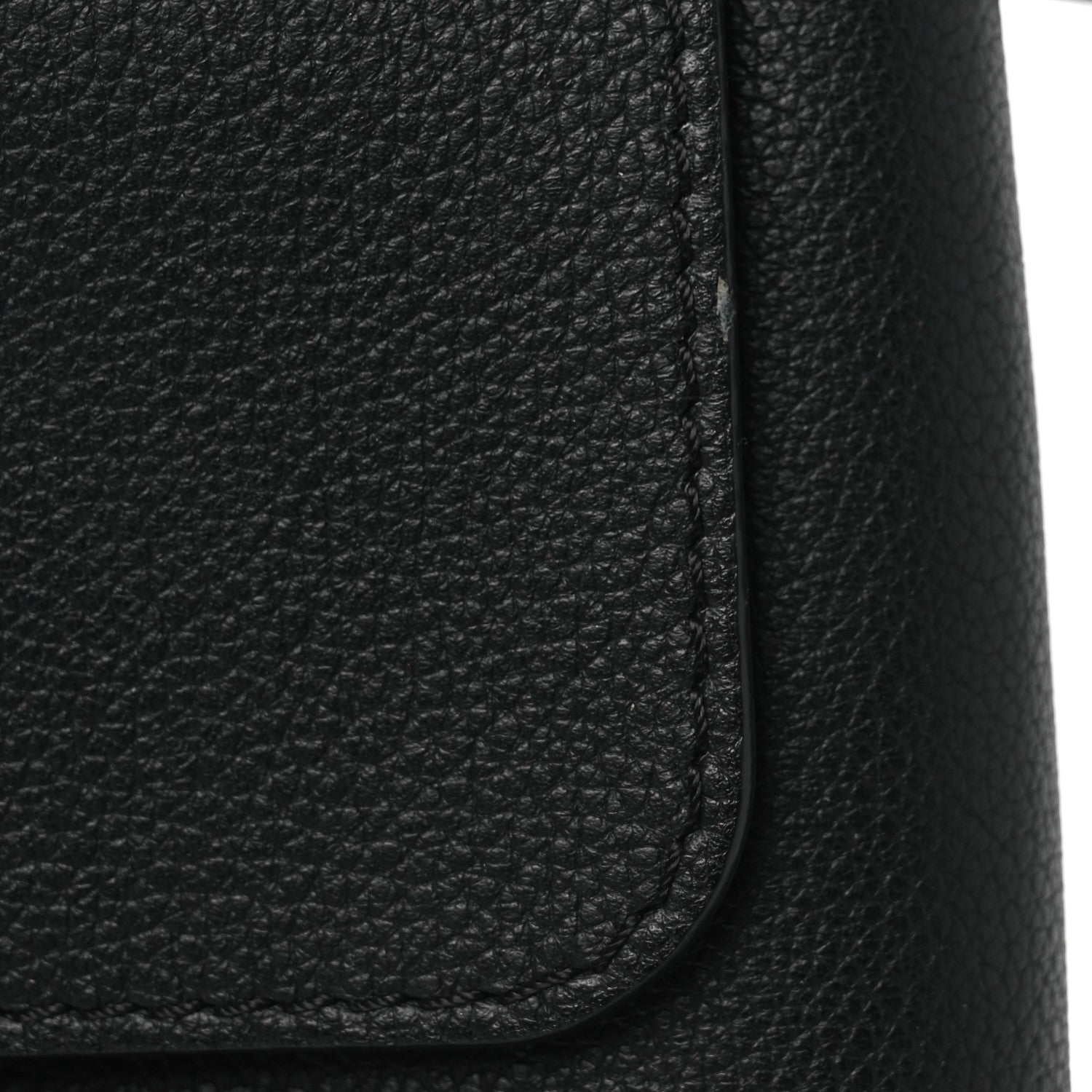 Louis Vuitton Calfskin Lockme Mini Backpack Black 10 of 11
