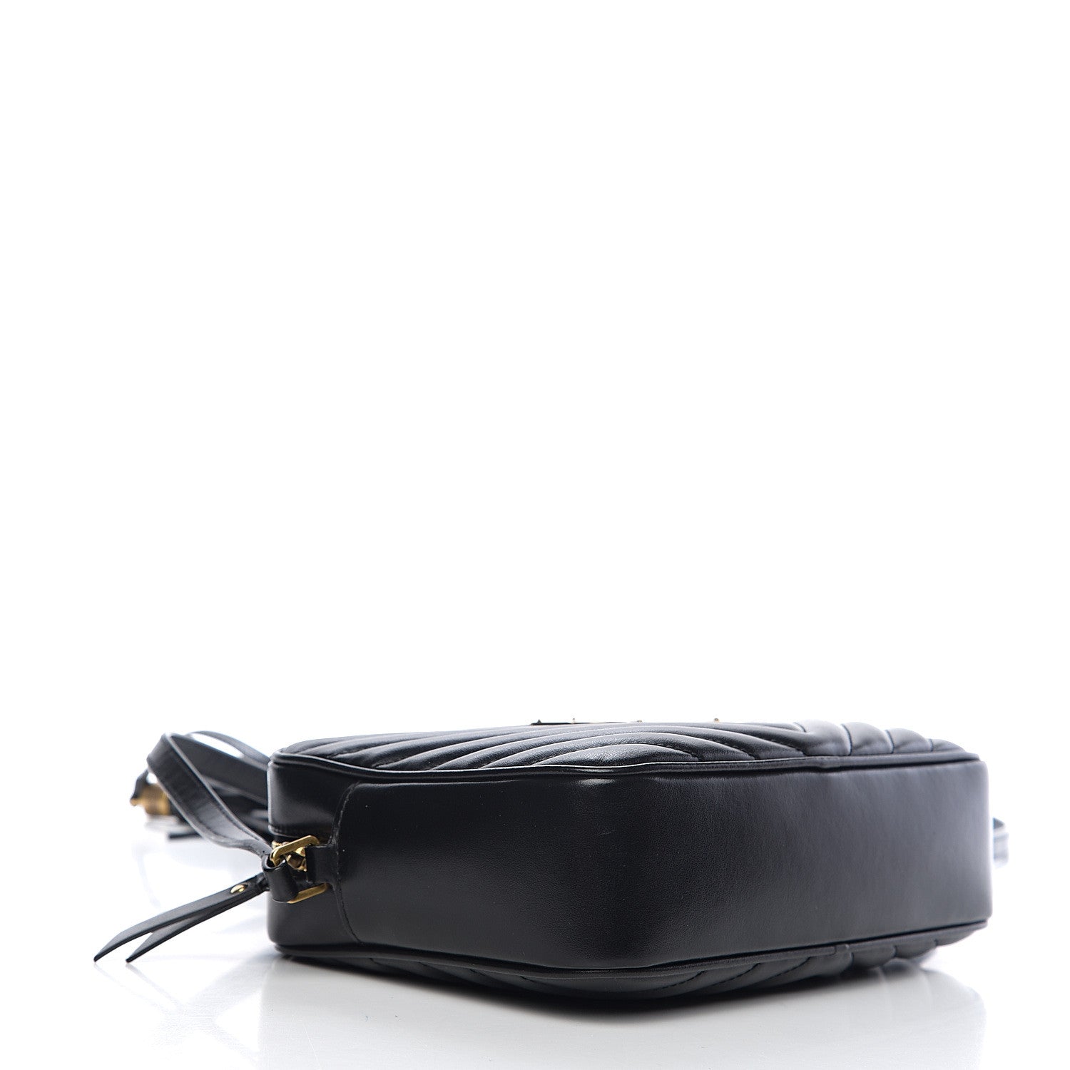 Saint Laurent Calfskin Matelasse Monogram Lou Camera Bag Black 3 of 9