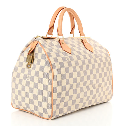 Louis Vuitton Damier Azur Speedy 30 3 of 10